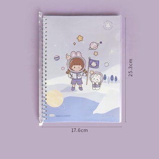 สมุดโน๊ตถอดสันได้ ลายการ์ตูน(Cartoon notebook)