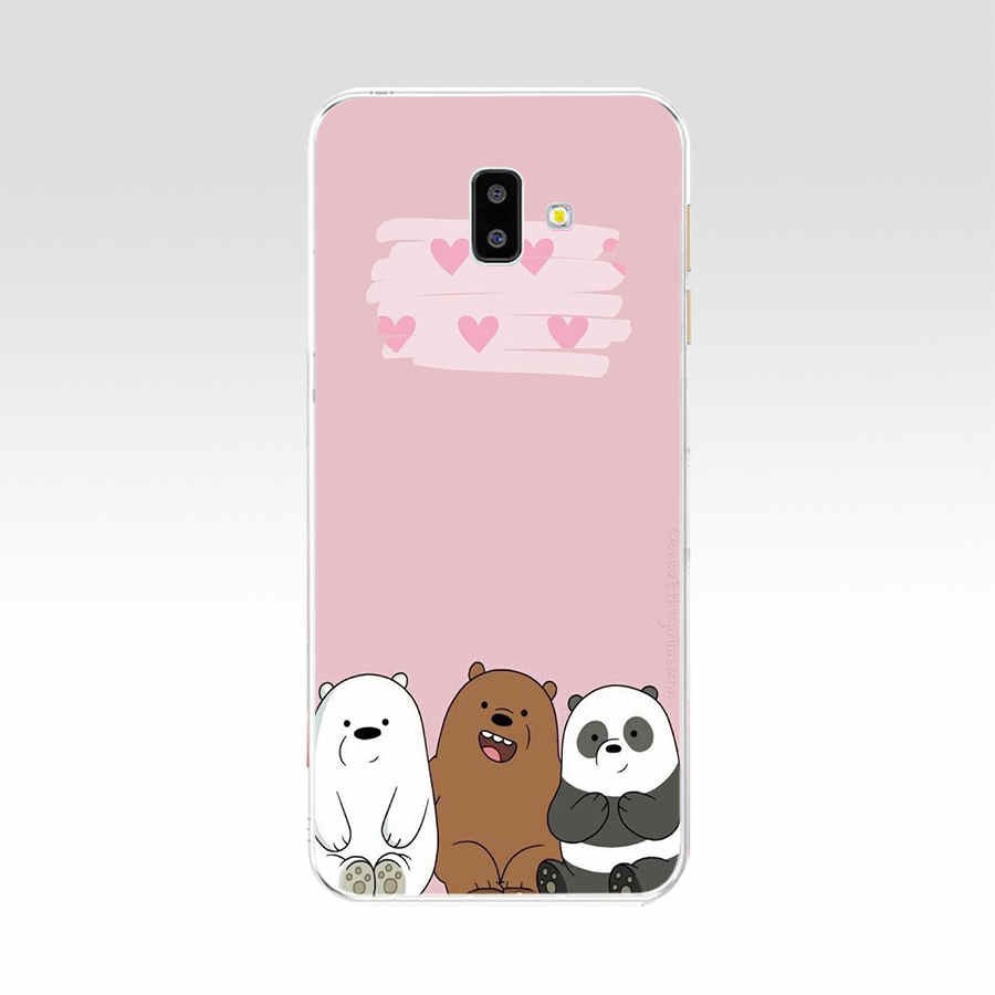 เคสโทรศัพท์ ซิลิโคน ลายการ์ตูนหมี สําหรับ Samsung Galaxy Grand Prime A3 2017 J6 2018 Plus J5 2017 J8 2018 #8