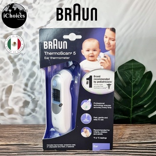 เครื่องวัดอุณหภูมิ ทางหู ดิจิตอล สำหรับทารก - ผู้ใหญ่ Braun® ThermoScan® 5 Ear Thermometer IRT6500 เทอร์โมมิเตอร์