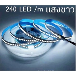 ไฟริบบิ้นLED ชิป 5050 60LED 12v ไฟเส้นไฟตกแต่ง5เมตร 12V มี กาวสองหน้าแถมด้านหลังคืดได้เลย