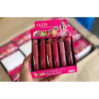 ราคายกกล่อง 24แท่งลิปจุ่มhuda(ตกแท่ง14บาท)