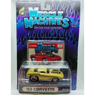 Chevrolet CORVETTE รถเหล็ก Muscle Machine  1:64