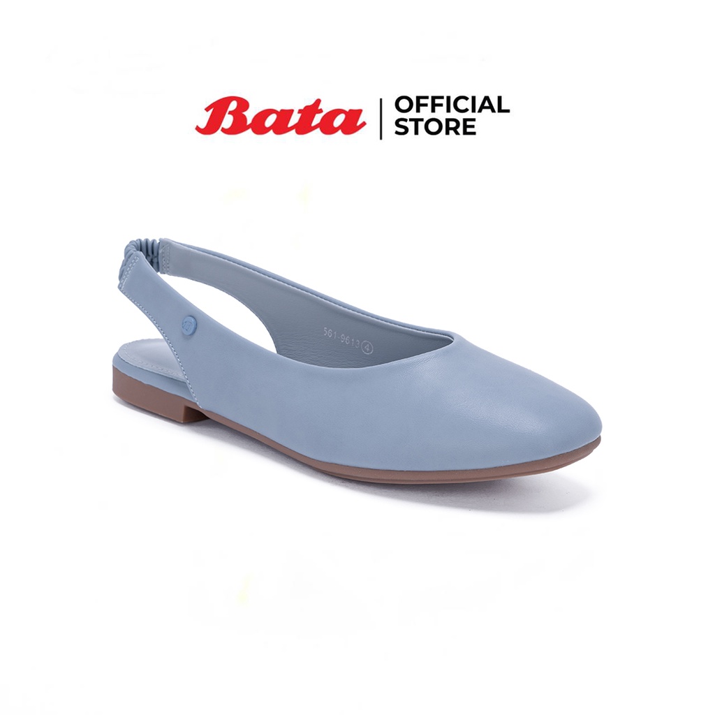 Bata บาจา รองเท้ารัดส้นแฟชั่น ใส่ลำลอง ออกงาน ส้นแบน สวมใส่ง่าย สำหรับผู้หญิง รุ่น Bertha สีฟ้า 5619613