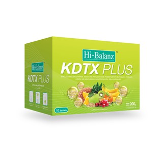 [จัดส่งเร็วใน 24 ชม.] Hi-Balanz KDTX Plus ดีท็อกซ์กลิ่นซีตรัส 1 กล่อง 10 ซอง EXP. 16/10/2024