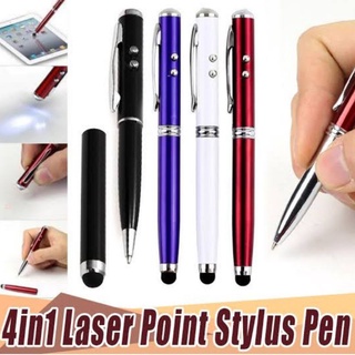 ปากกา4in1 ปากกาStylus multifunction ปากกาเลเซอร์พ๊อยท์4in1