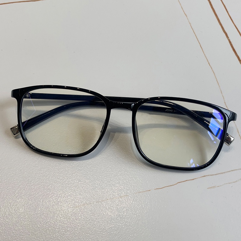 Jc040 แว่นตาอ่านหนังสือ PC กรอบป้องกันแสงสีฟ้า ป้องกันรังสียูวี สําหรับผู้ชาย และผู้หญิง