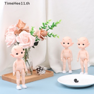 【TimeHee11】ตุ๊กตา Bjd Elves Horned 16 ซม. ข้อต่อ 13 ข้อต่อ ขยับได้ อุปกรณ์เสริม สําหรับตุ๊กตาเด็กทารก Diy【TH】