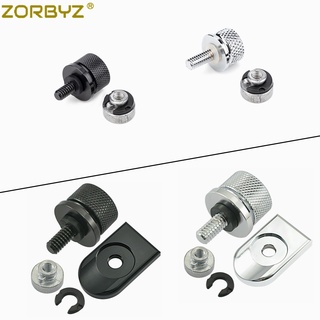 ZORBYZ Motorcycle Rear Fender Seat Bolt Screw Mount Knob Tab Cover Nut Fit For Harley Touring 1996-2018