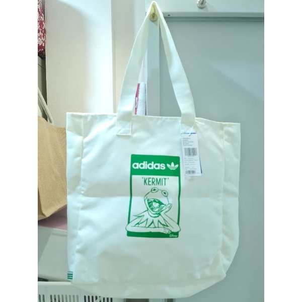 Adidas new กระเป๋า Kermit Shopper -  shopping bag ใบใหญ่