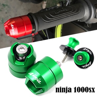 MOW สำหรับ Kawasaki NINJA 1000SX NINJA1000SX 2020-2022 2021 V6 Handlebar End Kickstand Pad Swingar