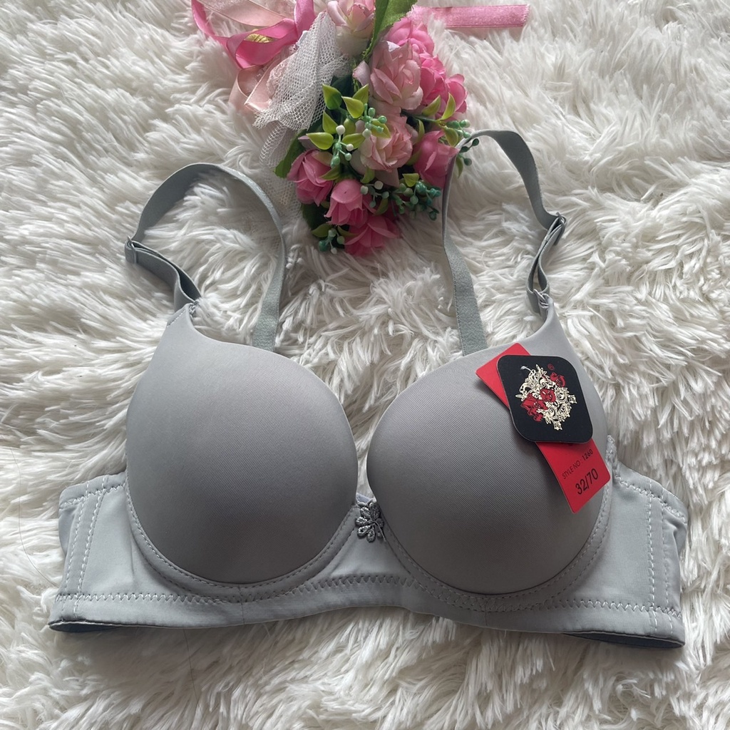 เสื้อชั้นใน  คัพA ยี่ห้อโนบรา ฟองน้ำน้อย  หลัง 2 ตะขอ #1260 - รูปที่ 3