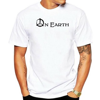 [COD]เสื้อยืด พิมพ์ลาย Peace on earth pacifist สําหรับผู้ชายS-5XL