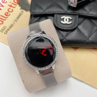 LED watch สายแม่เหล็ก รับประกันถ่าน 1 ปี รหัสสินค้า 2149