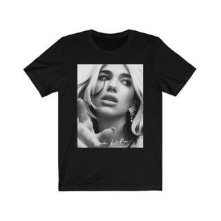 เสื้อผ้าผชส่งเร็ว เสื้อยืด พิมพ์ลายนักร้องมังงะ Dua Lipa คุณภาพดี สําหรับผู้ชายS-5XL