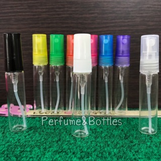 (12ขวด)ขวดน้ำหอมสเปรย์แก้วใส SP  ขนาด 5 ml.