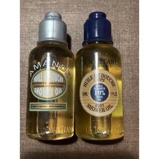 LOCCITANE ALMOND SHOWER OIL/Huile De Douche 10% Shea Butter ขนาด 35 ml