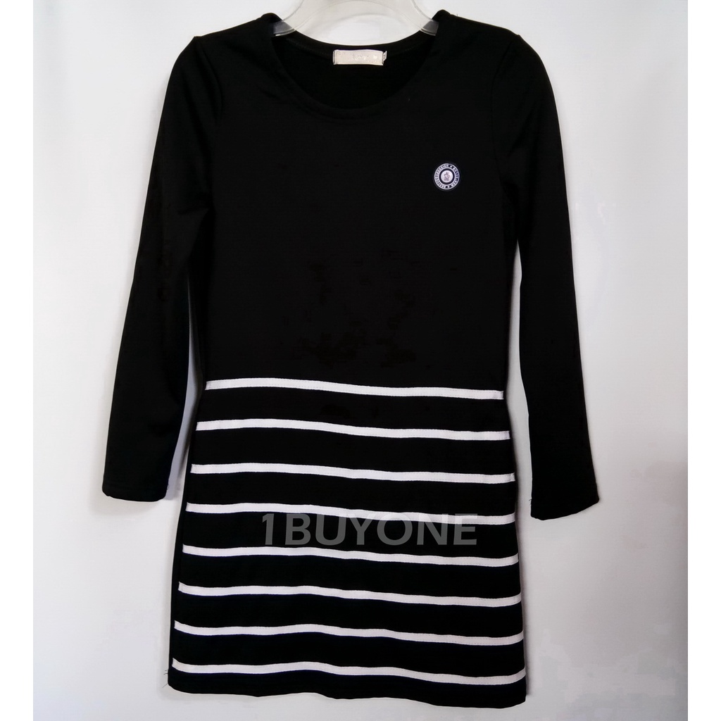 ชุดเดรส ชุดแซก แฟชั่นเกาหลี best vogue design M ยาว32นิ้ว รอบอก32นิ้ว แขน22นิ้ว เสื้อผ้ามือสอง เสื้อ