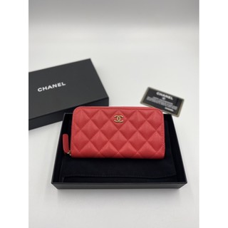 Used like very newwww chanel zippy medium wallet HL29 light gold