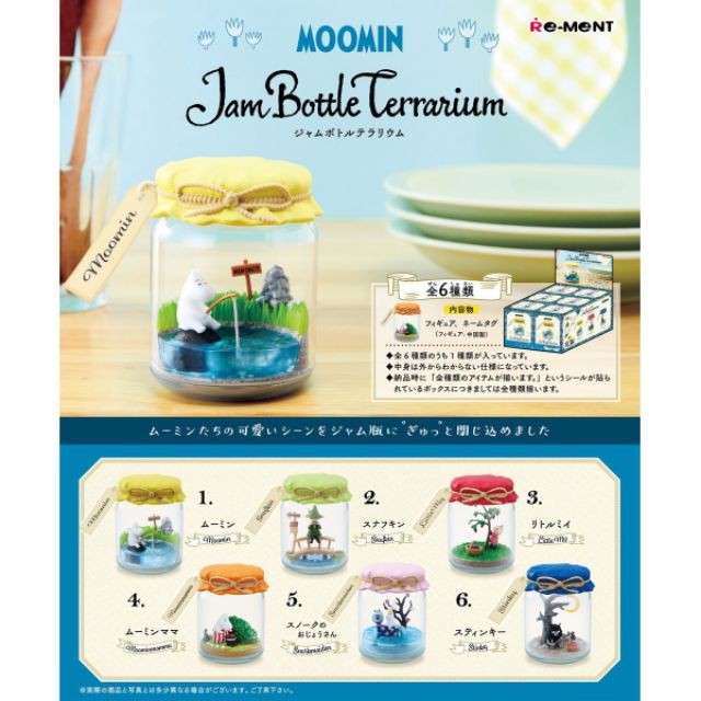 Rement Moomin Jam Bottle Terrarium