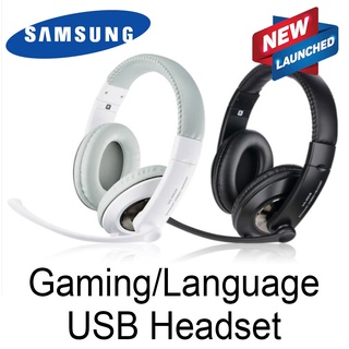 SAMSUNG SHS-300U Gaming Language USB Headset Headphone Noise Cancelling Voice