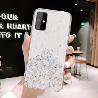 เคสโทรศัพท์มือถือซิลิโคนลายกลิตเตอร์สําหรับ Vivo X50 X50Pro X60 X60Pro X70 X70Pro Vivo X20 X27 Pro