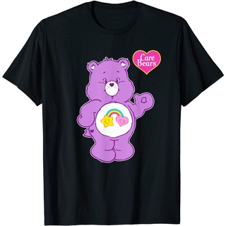 เสื้อยืดใหม่Bear ฤดูร้อนWomens disney Care Bears Best Friend Bear T-Shirt เสื้อยืดแฟชั่นคอกลม สบายๆ ผ้าฝ้าย100%ขนาดเต็ม