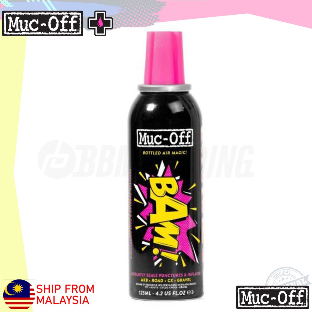 MUC-OFF BAM BAM! INFLATE & REPAIR BAM เร็วทันใจและซ่อม PUNCTURES ผลิตในอิตาลี