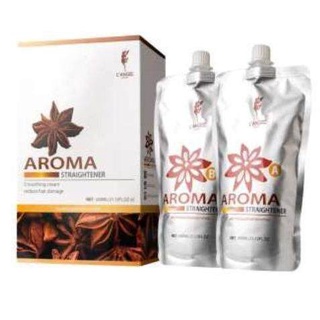 LANGEL AROMA STRAINGTENER แอลแองเจล ครีมยืดผม สูตรอโรม่า (กล่องน้ำตาล) เหมะสำหรับสภาพเส้นผมที่ผ่านการทำเคมีมาก่อน กลิ่นอ่อนโยน ไม่ฉุน  ทำให้ผมตรง เงางาม มีน้ำหนักอย่างเป็นธรรมชาติ