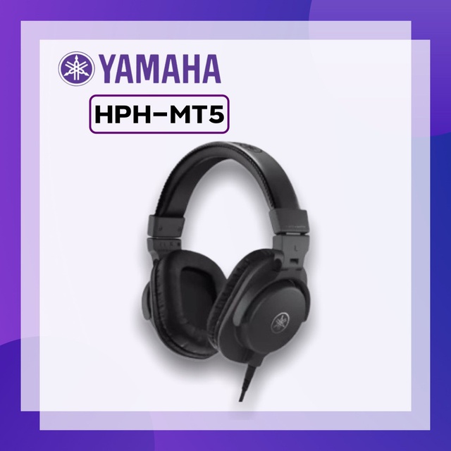 [เหลือ 3720บ. โค้ด849F69FB] YAMAHA HPH-MT5 หูฟังมอนิเตอร์ยามาฮ่าแบบปิด หูฟังสตูดิโอ STUDIO HEADPHONE