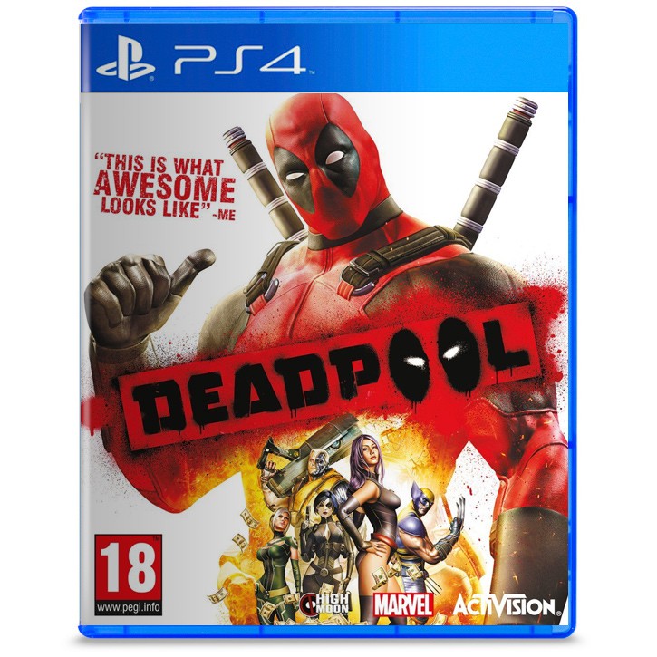 แผ่นเกมส์ PS4 DEADPOOL