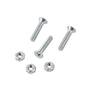 อุปกรณ์ยึดติด สกรูเกลียวมิลน็อต JF FITT 4x20 มม. 25 ตัว Screws, Nuts &amp; Washers