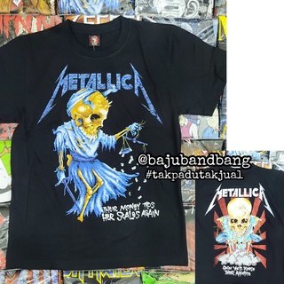 เสื้อยืด พิมพ์ลาย Metallica Scales Baju Band สไตล์วินเทจ | ร็อคร้อน | ร็อคใช่ | 1598 เสื้อยืดลําลอง ผ้าฝ้าย 100% แขนสั้น พิมพ์ลายวงร็อค lelaki สีดํา พลัสไซซ์ XS-XXXL ของขวัญวันเกิด สําหรับผู้ชาย