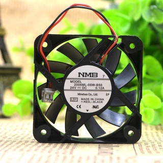 50mm 5cm Case Fans For NMB 2006ML-05W-B50 5CM 50*50*15 24V 0.12A 2 wire cooling fan