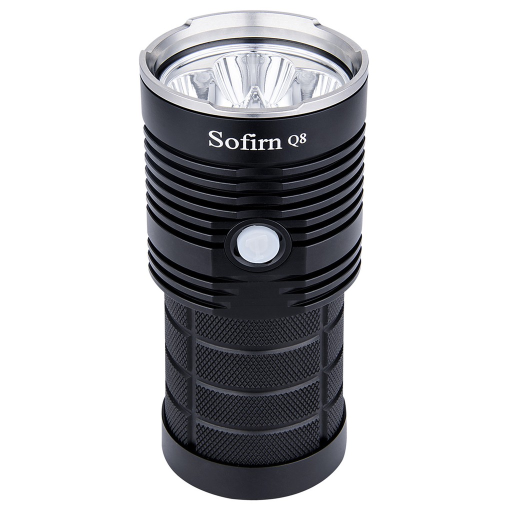 Sofirn BLF Q8 Super Bright 5000lm เอาต์พุตใช้ 4 * XPL-HI LEDs Bright Spotlight professional UI Drive