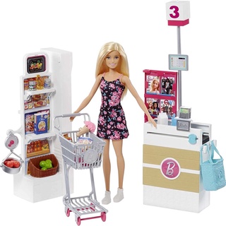 Barbie Supermarket Set ตุ๊กตาบาร์บี้ ไปซูเปอร์มาร์เก็ต ของแท้