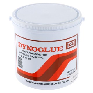 กาวขาวปูกระเบื้องยาง DYNOGLUE GAL 2.8 กก. กาวขาวสำหรับปูกระเบื้องยาง จาก DYNOFLEX มาพร้อมคุณสมบัติในการยึดเกาะพื้นผิวกระ