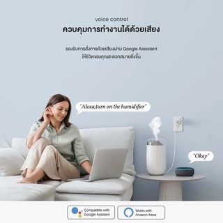ปลั๊กไวไฟ IWACHI Smart Socket สมาร์ทปลั๊กไฟ 10A/2300W ปลั๊กไฟ wifi การควบคุมระยะไกล สั่งงานด้วยเสียง