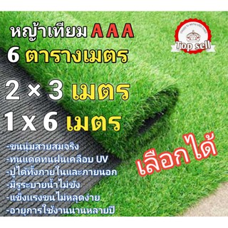 หญ้าเทียม 2cm. ขนาด6ตารางเมตร 2×3เมตร หรือ 1×6เมตร(เลือกได้)