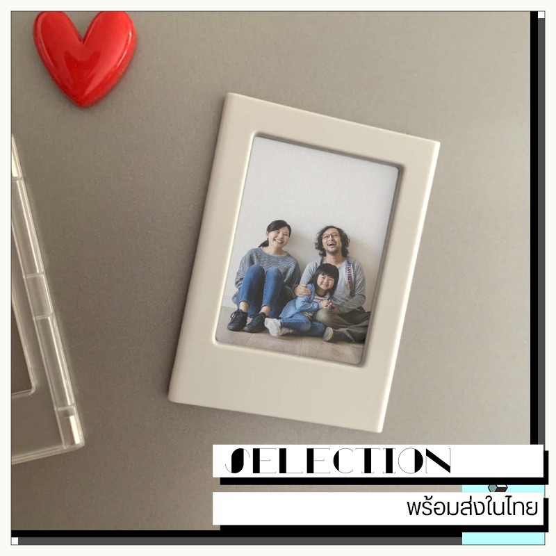 *พร้อมส่ง* แม่เหล็กติดตู้เย็น กรอบรูปโพลาลอยด์ กรอบรูปแม่เหล็ก กรอบรูปติดตู้เย็น