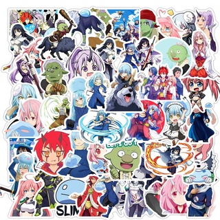 ❉ That Time I Got Reincarnated as a Slime Series 03 สติ๊กเกอร์ ❉ 50Pcs/Set Anime Rimuru Tempest Mixed Luggage Laptop Skateboard Doodle สติ๊กเกอร์