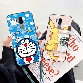 พร้อมส่ง เคสโทรศัพท์มือถือ พร้อมสายคล้อง สําหรับ LG G7 ThinQ G7+ G7 Plus G7Fit Q9