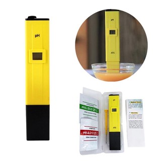 Digital PH meter เครื่องวัดค่า pH น้ำ เครื่องทดสอบคุณภาพน้ำ ปรับเทียบอัตโนมัติ LCD  0.0-14.0 ช่วง