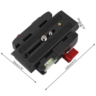 iwo Aluminum Alloy Quick Release Plate Assembly P200 Clamp Adapter for Manfrotto 577 501 500AH 701HDV Q5 Camera Tripod Accessories Kit