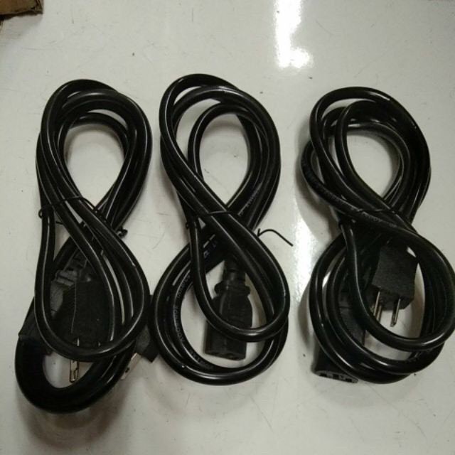 สาย AC POWER ขนาด 1mm สีดำ ความยาว 1.8 เมตร 3เมตร