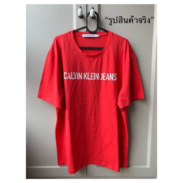 เสื้อยืดCK Calvin Klein TShirt ไซส์ XL Shopee Thailand