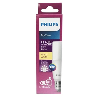 หลอดไฟ LED STICK PHILIPS E27 9.5วัตต์ สีเหลืองขาว