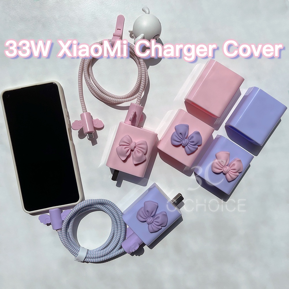 Charger Protector ใช้งานร่วมกับ XIAOMI 33W MDY-11-EZ/MDY-16-EF/สําหรับ Redmi note14 45W K30 Pro/10x 