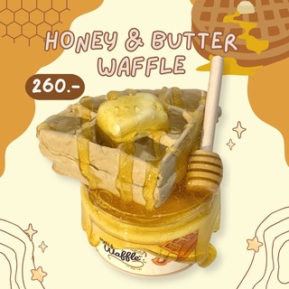 สไลม์ DIY "🍯Honey &amp; Butter Waffle🧇🧈" | sss slime