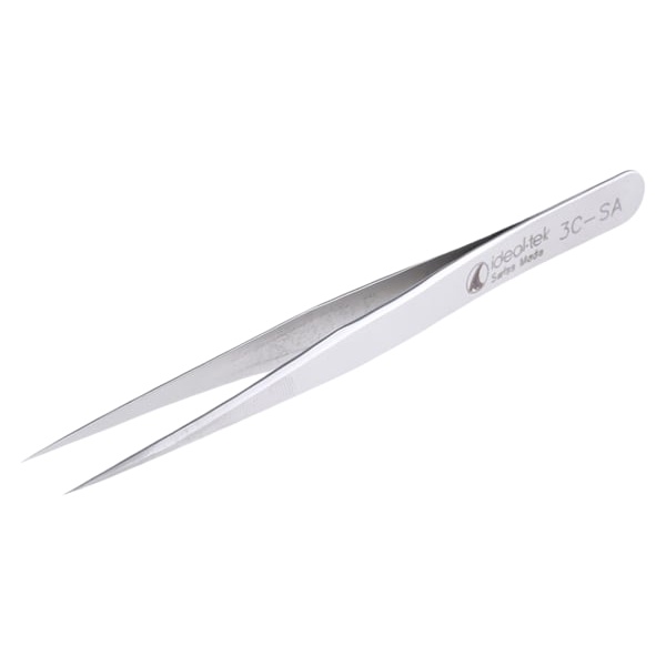 Ideal-tek 110 mm Stainless Steel, Fine' Short' Very Sharp Tweezers(3C.SA)