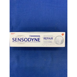 ยาสีฟันเซ็นโซดายน์ Sensodyne สูตร Repair&amp;Protect รุ่น Whitening ไวท์เทนนิ่ง ช่วยฟันขาว ขนาด 100 กรัม(ราคาพิเศษสุดคุ้ม!)